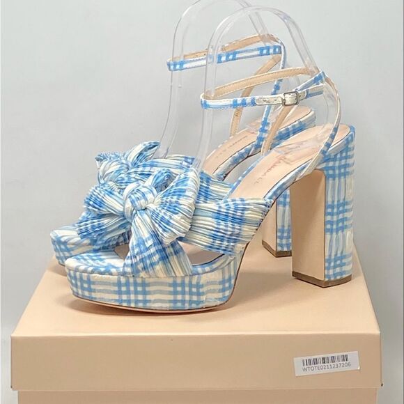 Loeffler Randall Natalia Knotted Platform Sandals size 8.5 - Picture 11 of 13